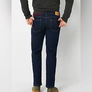 Mutual Weave Men's Bootcut Jeans - Dark Blue 34x29